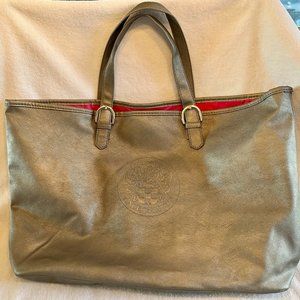 Vince Camuto Gray Vegan Leather Tote